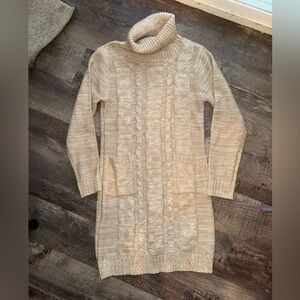 Sabrina Lauren Turtleneck Sweater Dress